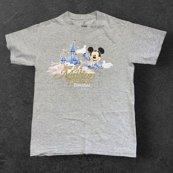 Disneyland Resort Tops - Disneyland Resort Vintage 2008 'Year of a Million Dreams' T-shirt Size Small
